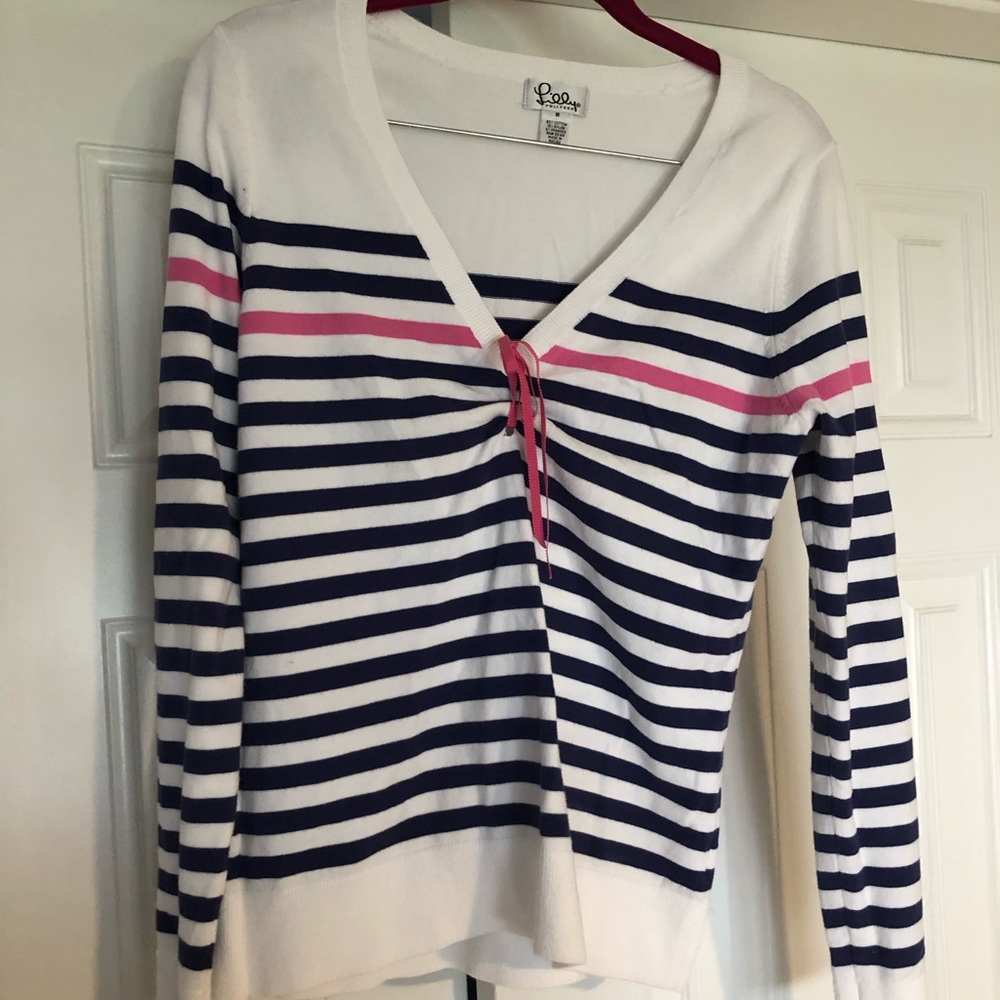 Lily Pulitzer stripe sweater size M